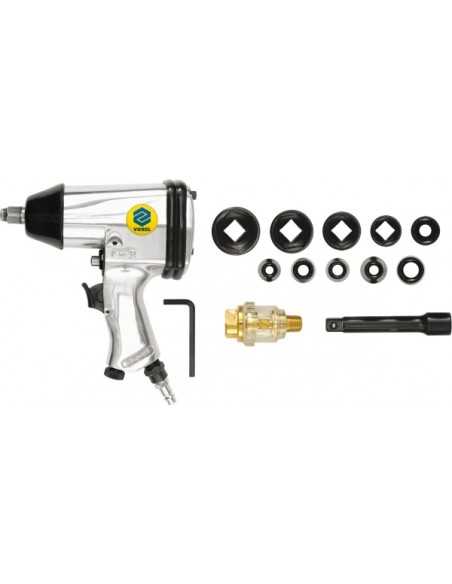 VOREL KLUCZ PNEUMATYCZNY UDAROWY 1/2" + NASADKI   81101