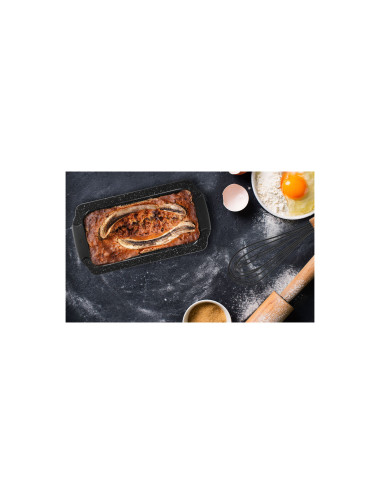 GERLACH FORMA STALOWA GRANITEX PROSTOKĄTNA KEKSÓWKA 24cm