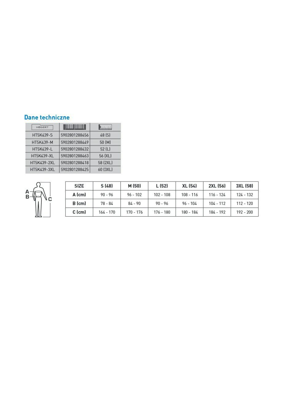 HOEGERT SPODNIE ROBOCZE DRESOWE MURG CZARNE ROZM.XL