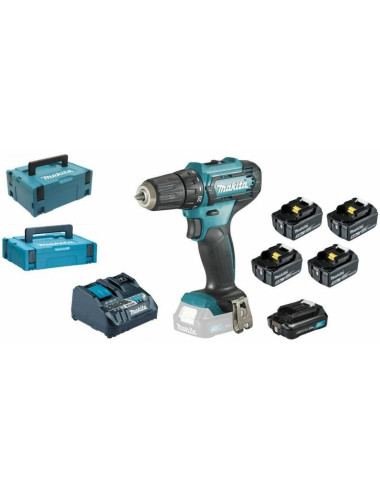 MAKITA WKRĘTARKA 12V DF333DNX11 1x12V 2,0Ah + 4x18V 5,0Ah ŁADOWARKA 12 18V