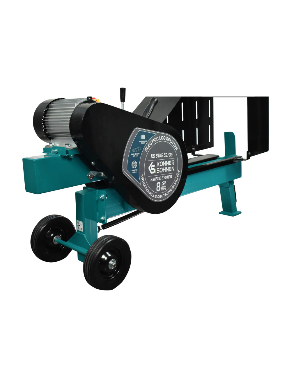 KONNER &amp; SOHNEN KINETYCZNA ŁUPARKA DO DREWNA KS 8TKE 52 35 + KRATKA OCHRONNA KS 8T-PC