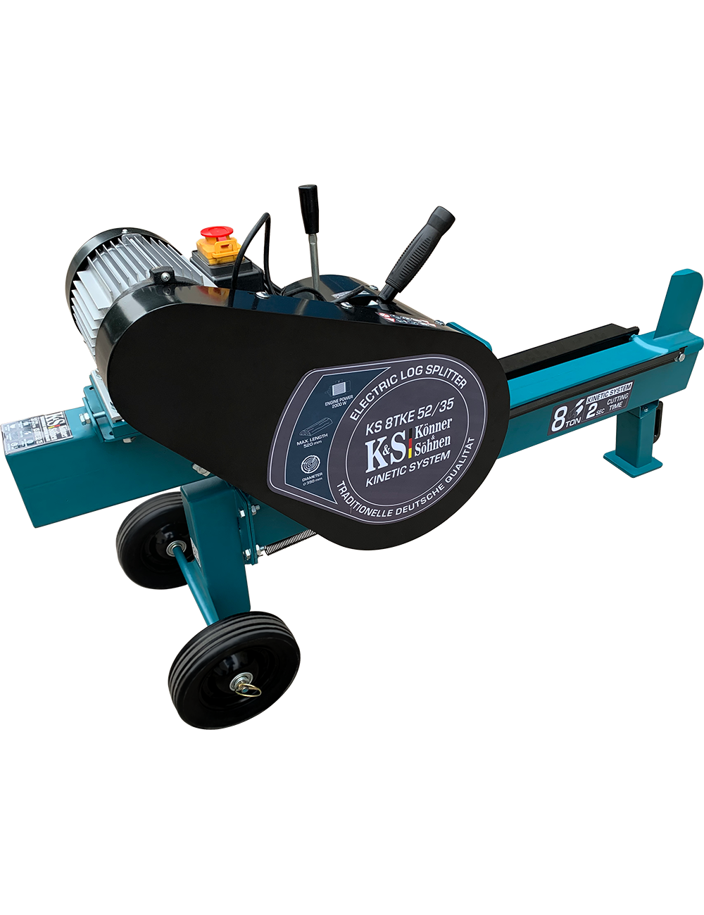 KONNER &amp; SOHNEN KINETYCZNA ŁUPARKA DO DREWNA KS 8TKE 52 35 + KRATKA OCHRONNA KS 8T-PC