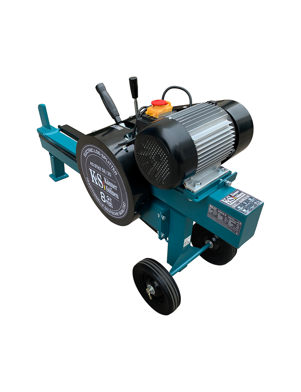 KONNER &amp; SOHNEN KINETYCZNA ŁUPARKA DO DREWNA KS 8TKE 52 35 + KRATKA OCHRONNA KS 8T-PC