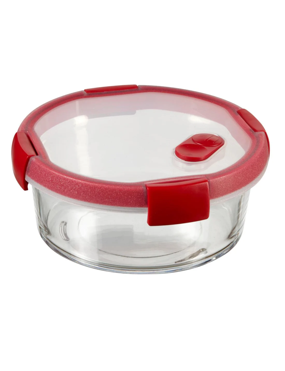 CURVER POJEMNIK COOK OKRĄGŁY 0,6L TRANSPARENTNY CZERWONY