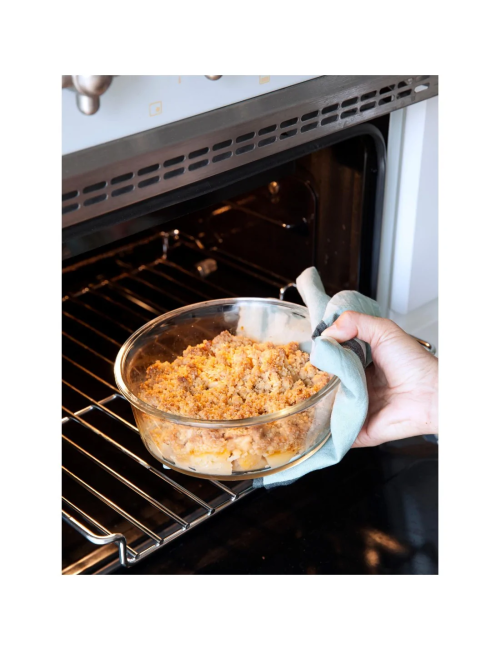 CURVER POJEMNIK COOK OKRĄGŁY 0,6L TRANSPARENTNY CZERWONY