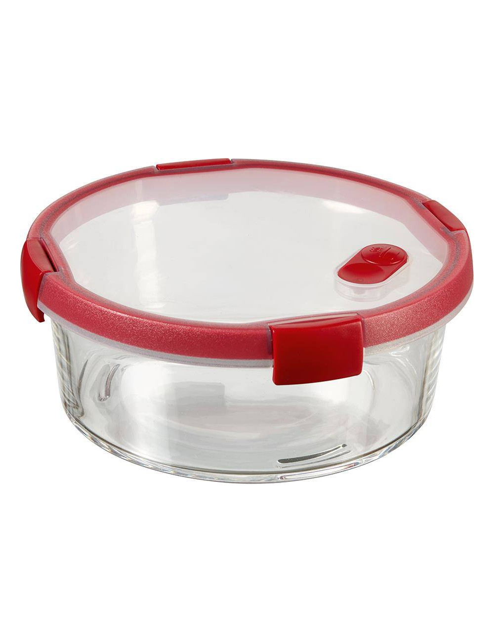 CURVER POJEMNIK COOK OKRĄGŁY 1,2L TRANSPARENTNY CZERWONY
