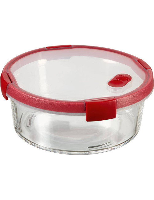 CURVER POJEMNIK COOK OKRĄGŁY 1,2L TRANSPARENTNY CZERWONY