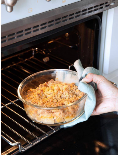 CURVER POJEMNIK COOK OKRĄGŁY 1,2L TRANSPARENTNY CZERWONY