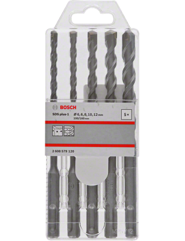 BOSCH WIERTŁO SDS PLUS-1 ZESTAW 6 6 8 10 12