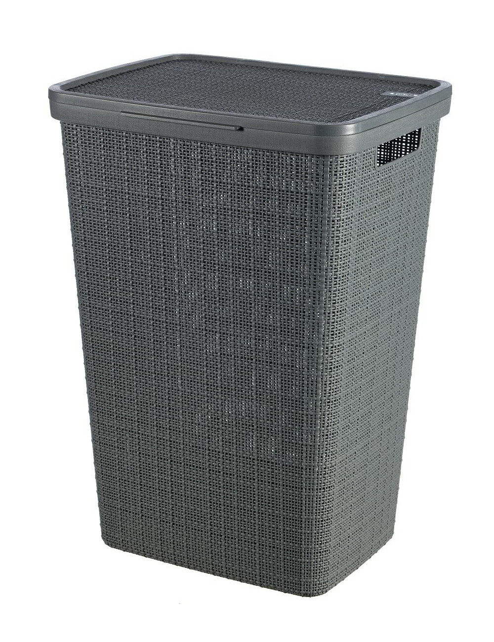 CURVER KOSZ NA BIELIZNĘ JUTE 58L CIEMNY SZARY