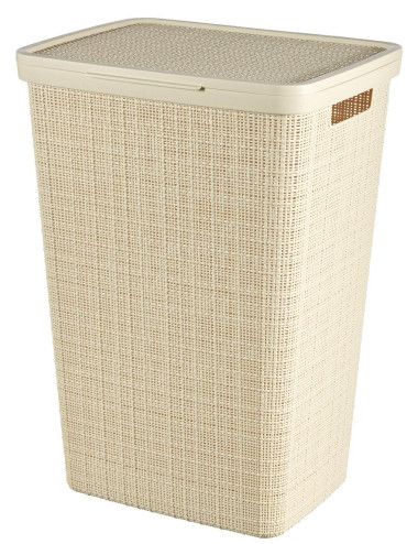 CURVER KOSZ NA BIELIZNĘ JUTE 58L KREMOWY