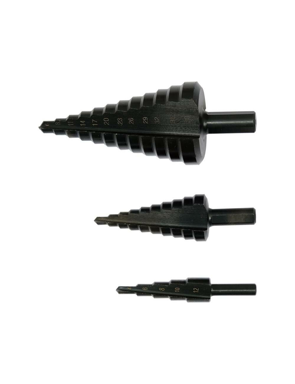 YATO ZESTAW WIERTEŁ STOPNIOWYCH 3SZT. YT-44732