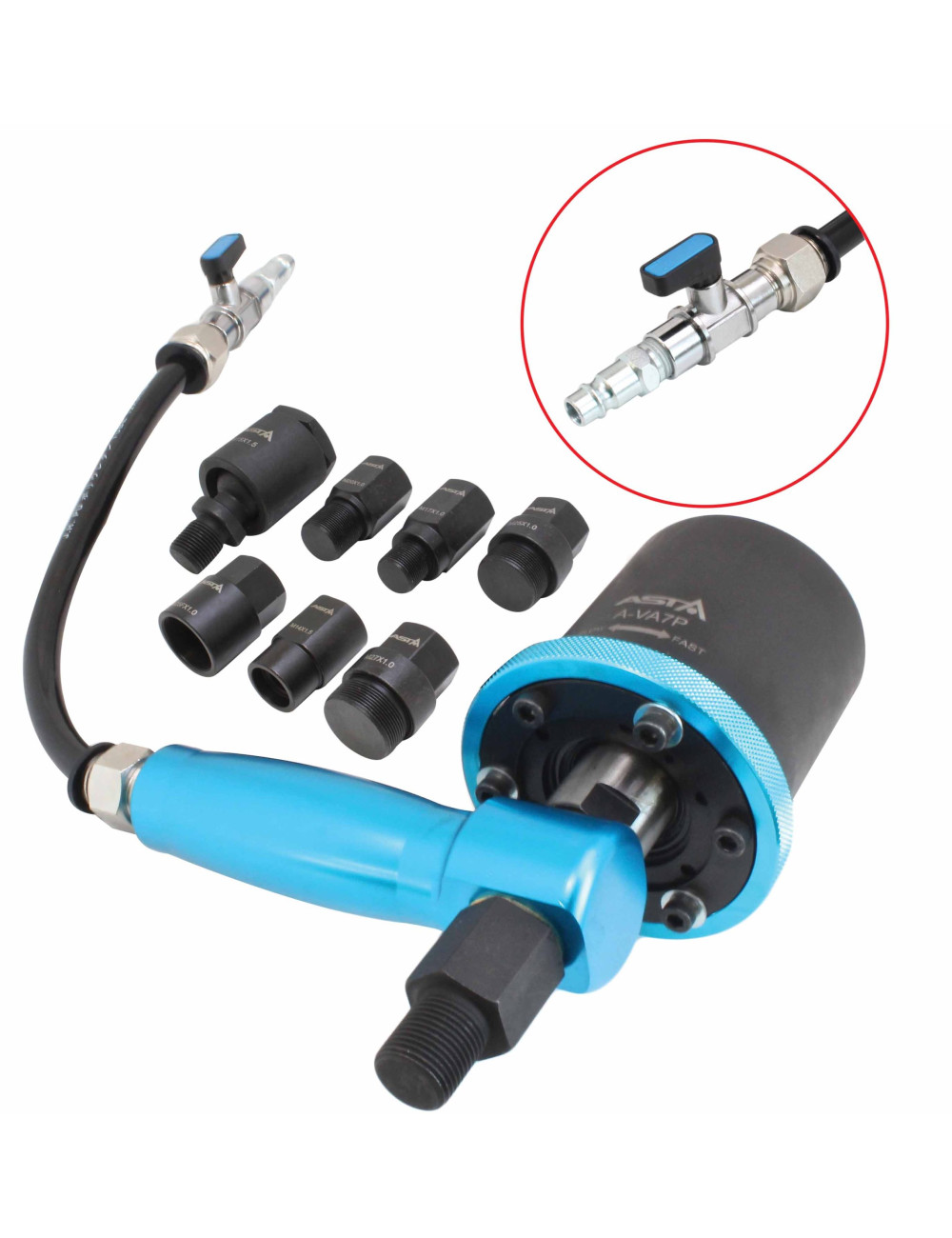 ASTA PNEUMATYCZNY MŁOTEK DO DEMONTAŻU ZAPIECZONYCH WTRYSKIWACZY