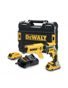 DEWALT WKRĘTARKA DO PŁYT KARTONOWO - GIPSOWYCH 18V 30Nm 2 x 5,0Ah LI-ION BRUSHLESS TSTAK +DCF6201