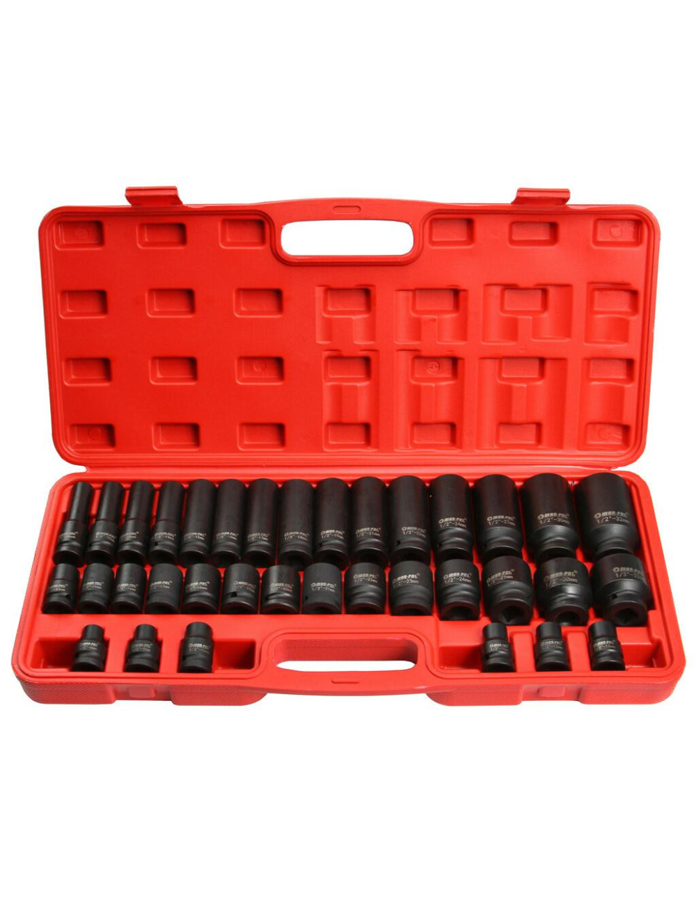 ZESTAW NASADEK UDAROWYCH 1/2" 8-32mm 35cz. MAR-POL