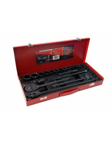 FORCEKRAFT ZESTAW KLUCZY UDAROWYCH 26el. 1/2" 6KĄT. (8-32mm)