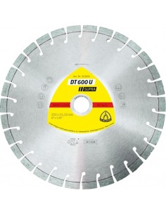 KLINGSPOR TARCZA DIAMENTOWA SEGMENTOWA 230mm x 2,6mm x 22,2mm SUPRA DT600U, BETON ZBROJONY