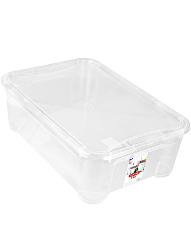 CURVER POJEMNIK Z PRZYKRYWKĄ 32L TRANSPARENTNY