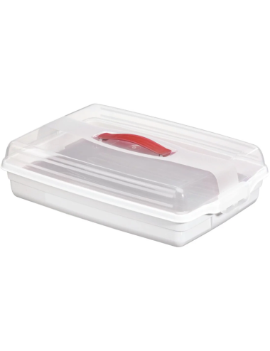 CURVER POJEMNIK PROSTOKĄTNY DUŻY TRANSPARENTNY BIAŁY