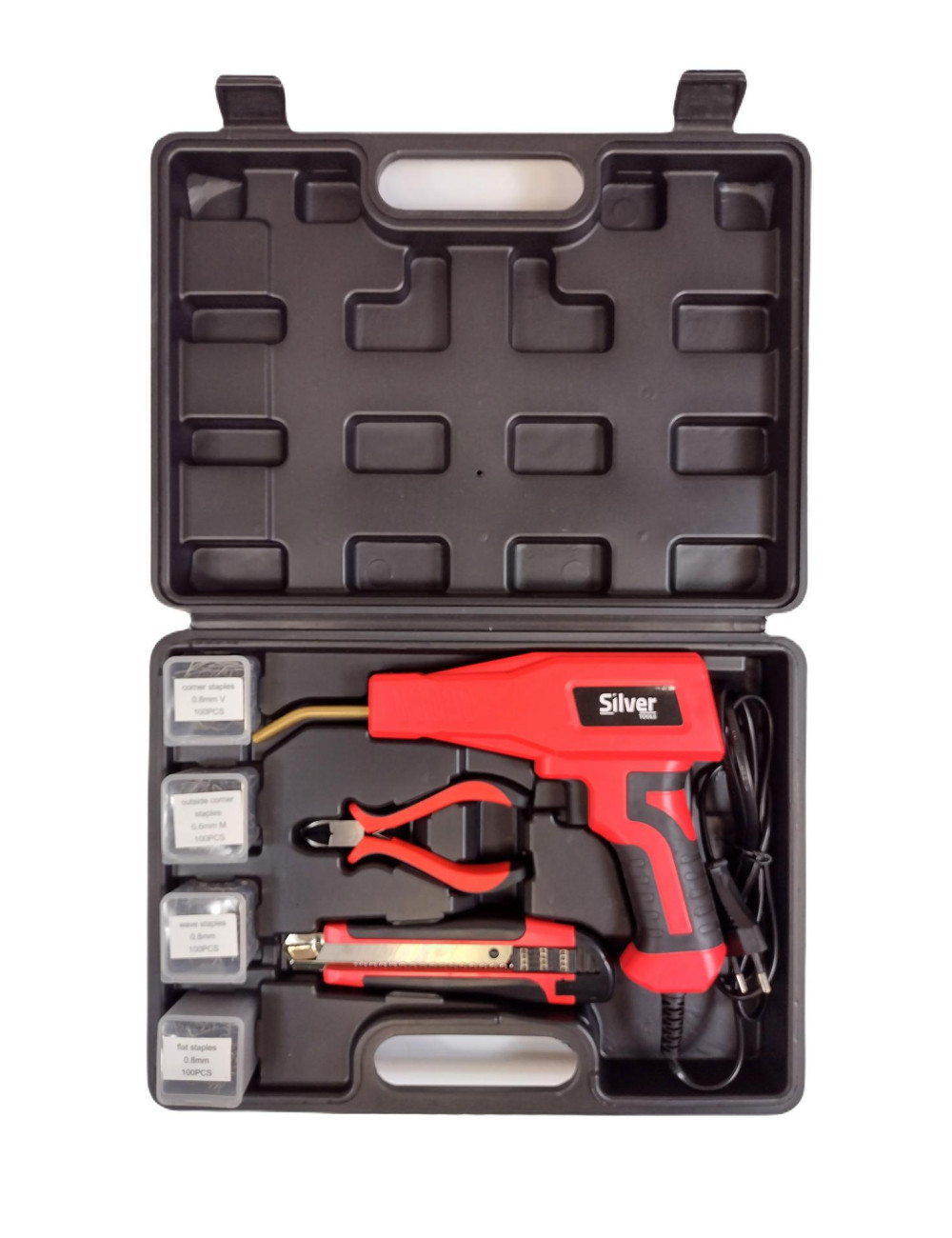 ZGRZEWARKA DO PLASTIKU +400szt ZSZYWEK SILVER