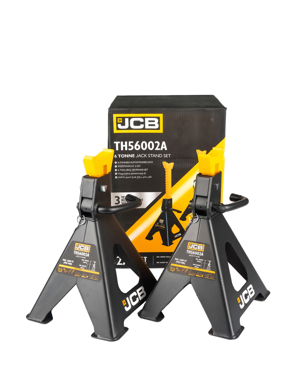 JCB PODSTAWKI KOBYŁKI SAMOCHODOWE 2szt. 6T 405-620mm