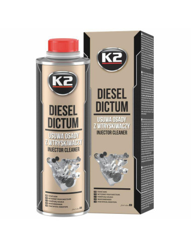 K2 PREPARAT DO CZYSZCZENIA WTRYSKÓW DIESEL DICTUM 500ML