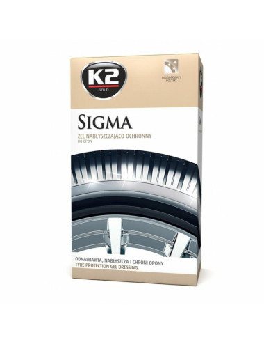 K2 ŻEL NABŁYSZCZAJĄCY OCHRONNNY DO OPON SIGMA + APLIKATOR 500ML