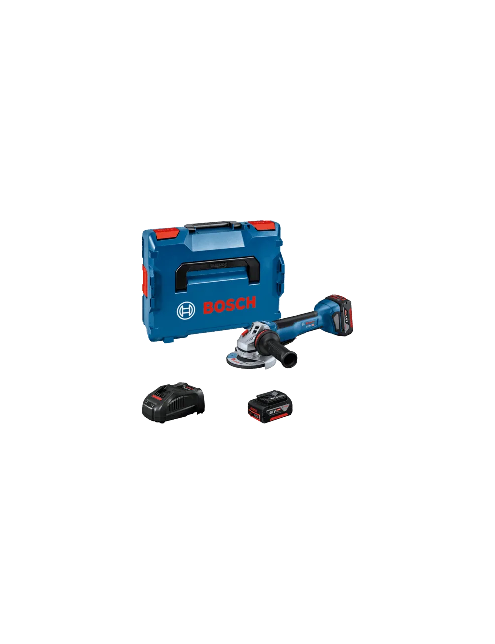 BOSCH SZLIFIERKA KĄTOWA GWS 18V-10 P 2x5,0Ah LB