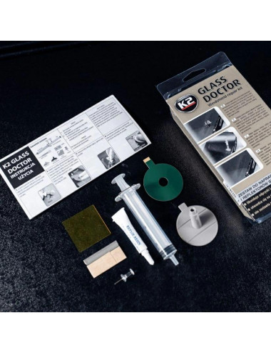 K2 ZESTAW DO NAPRAWY SZYB GLASS DOCTOR 0,8ML