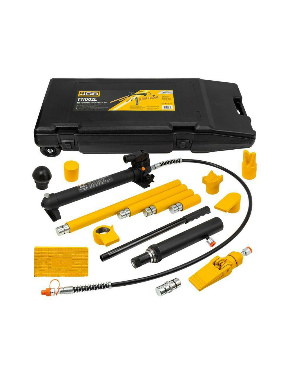 JCB ZESTAW ROZPIERAKÓW BLACHARSKICH 10T + AKCESORIA