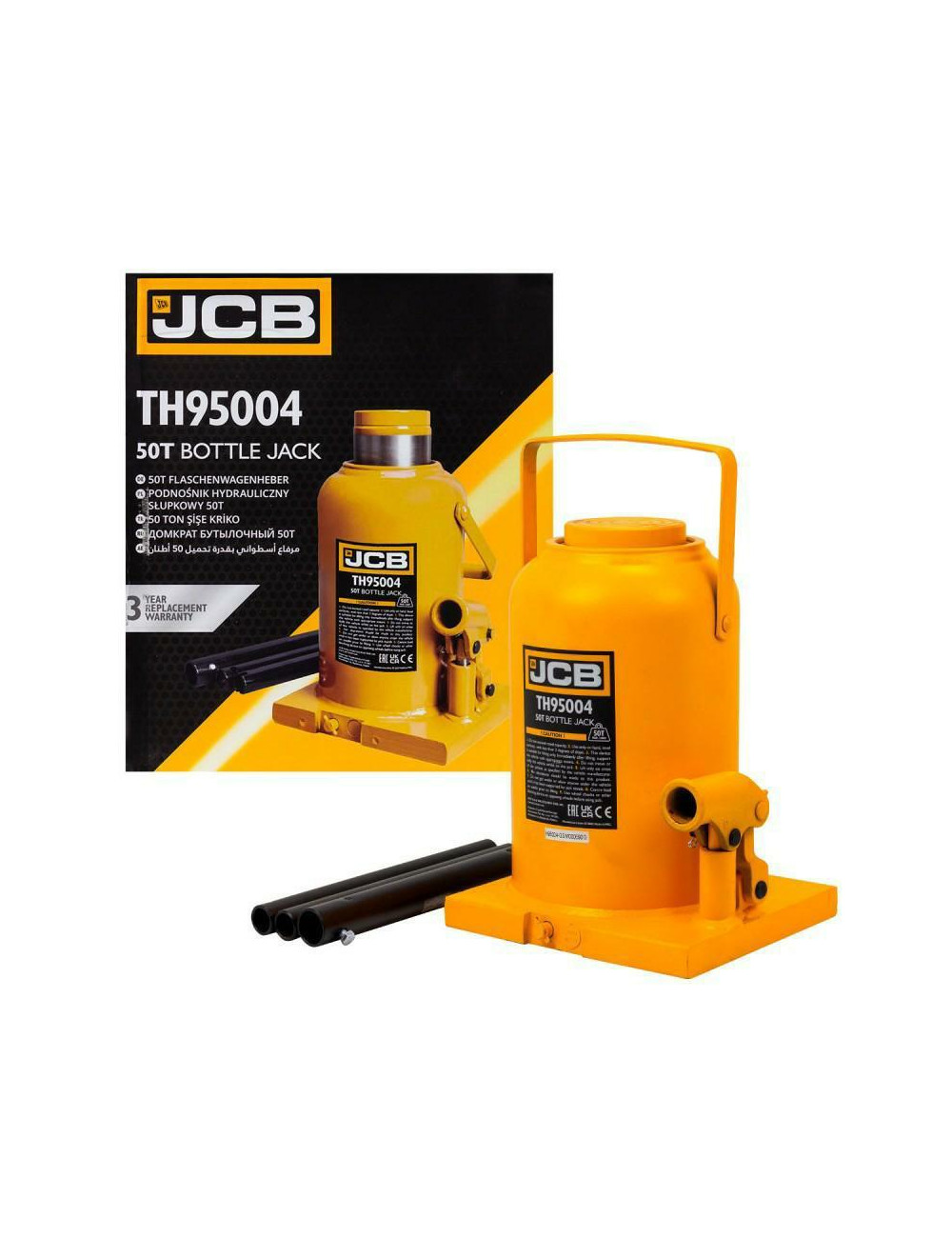 JCB PODNOŚNIK HYDRAULICZNY SŁUPKOWY 50T (H MIN 280mm, H MAX 450mm)