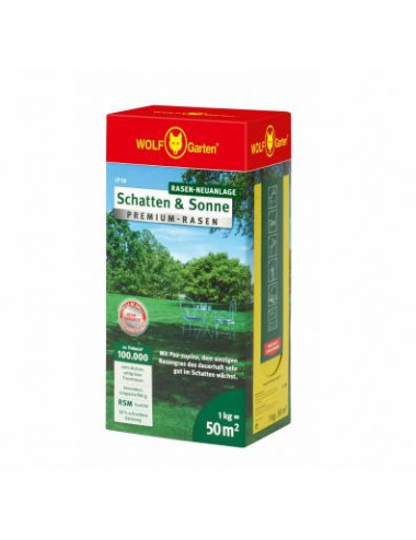 WOLF GARTEN TRAWA PREMIUM CIEŃ I SŁOŃCE SP 50m2 OZN. PARTII DE071-343540M