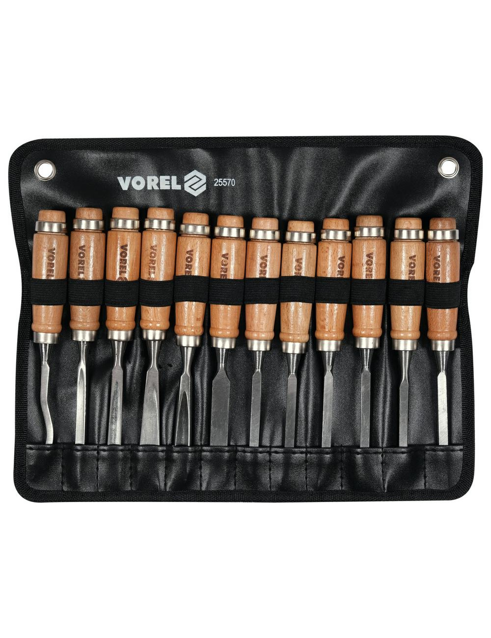 VOREL DŁUTA DO DREWNA KOMPLET 12szt.