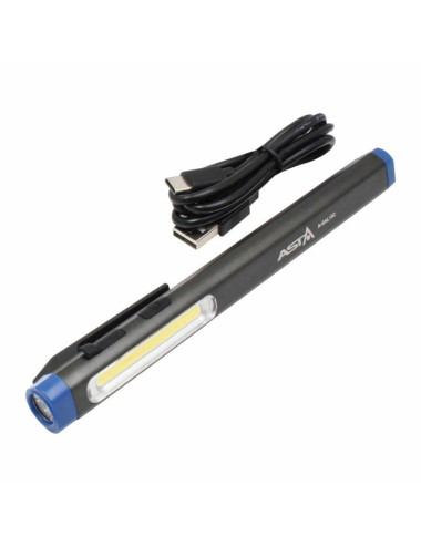 ASTA LAMPA AKUMULATOROWA DŁUGOPISOWA LED COB 300LM Z MAGNESEM