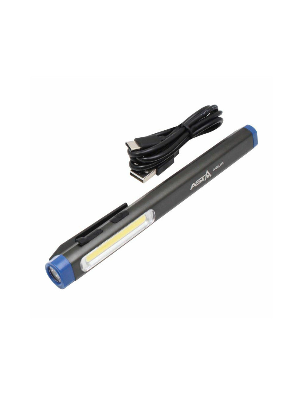 ASTA LAMPA AKUMULATOROWA DŁUGOPISOWA LED COB 300LM Z MAGNESEM