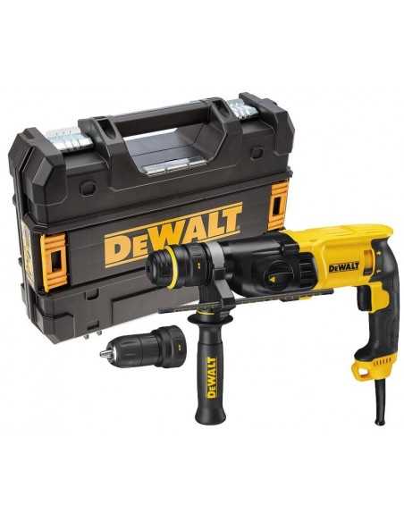 DEWALT MŁOTOWIERTARKA Z OPCJĄ KUCIA 800W 2,8J  + UCHWYT + KUFER