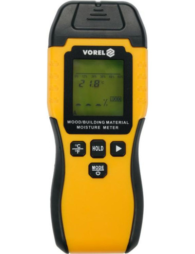 VOREL WILGOTNOŚCIOMIERZ DO DREWNA I MATERIAŁÓW BUDOWLANYCH