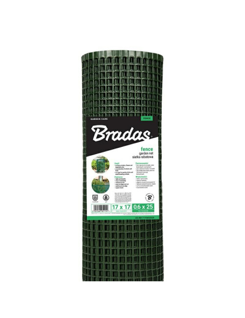 BRADAS SIATKA RABATOWA 40cm ROLKA 25mb 210g m2