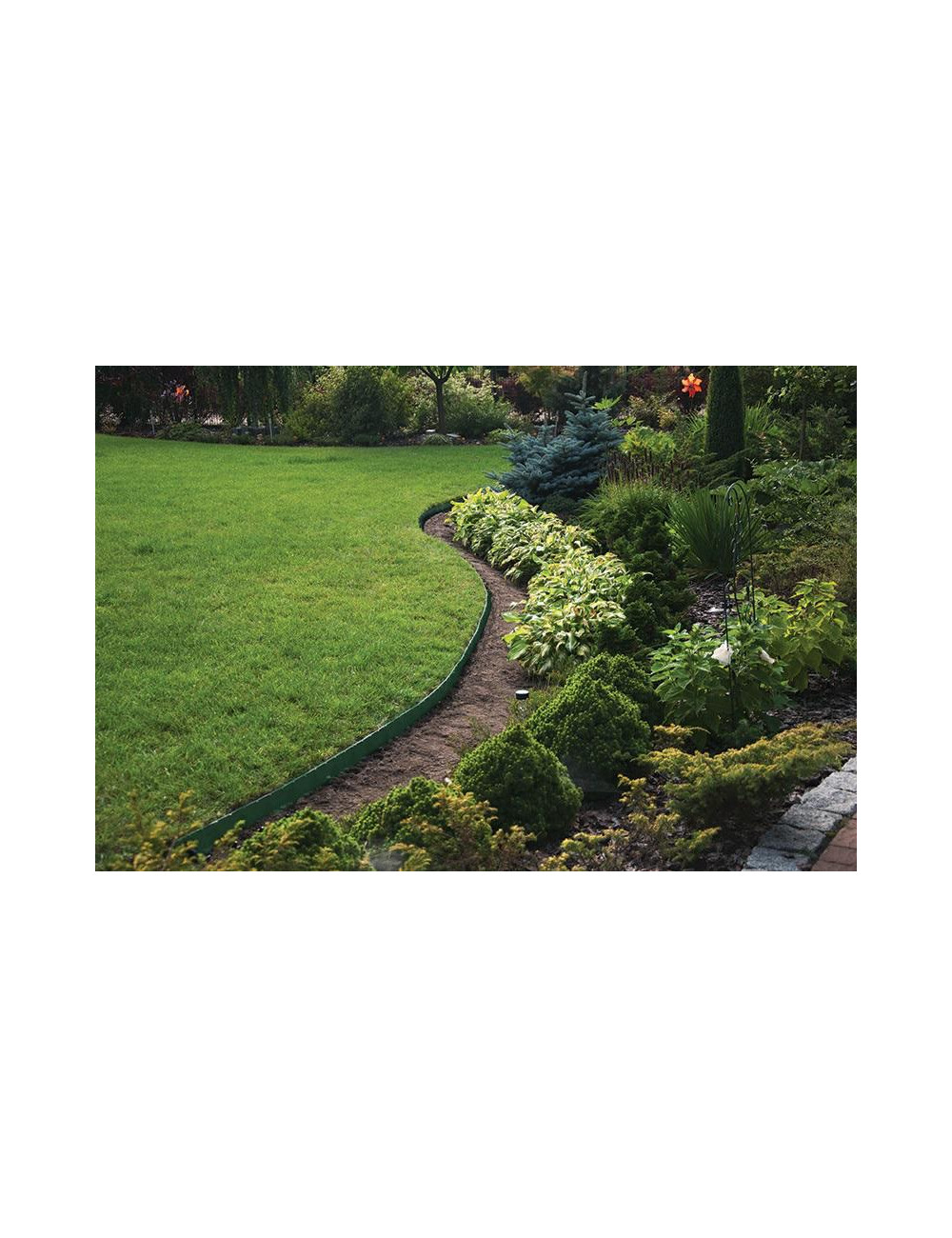 ZESTAW OBRZEŻY TRAWNIKOWYCH 40mm EASY BORDER ZIELONE BRADAS