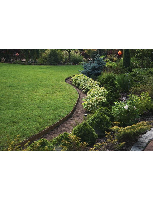 ZESTAW OBRZEŻY TRAWNIKOWYCH 40mm EASY BORDER BRĄZOWE