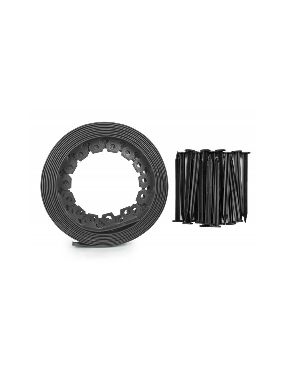 ZESTAW OBRZEŻY TRAWNIKOWYCH 40mm EASY BORDER GRAFITOWE