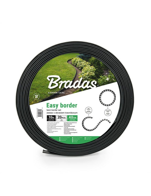 ZESTAW OBRZEŻY TRAWNIKOWYCH 40mm EASY BORDER CZARNE