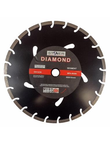 TARCZA DIAMENTOWA STONER 350mm SEGMENTOWA BETON, CEGŁA, KOSTKA KLINKIER