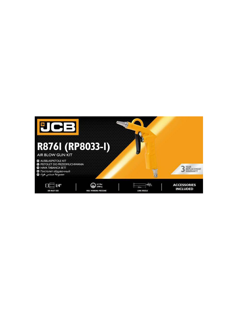 JCB PISTOLET DO PRZEDMUCHIWANIA