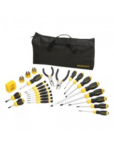 STANLEY ZESTAW WKRĘTAKÓW 39 elem. + TORBA