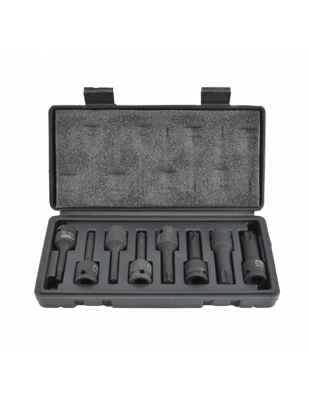 AWTOOLS KLUCZE UDAROWE TRZPIENIOWE HEX 8szt. BLACK LINE