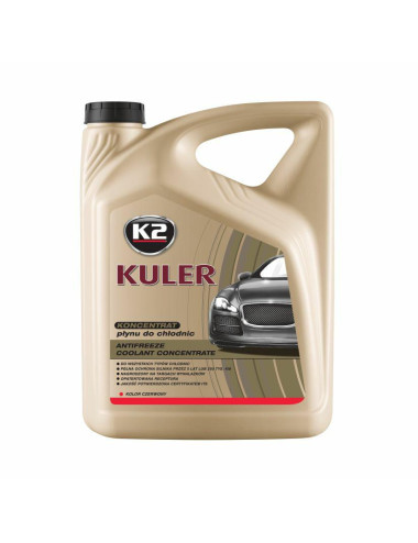 K2 PŁYN DO CHŁODNIC KULER KONC. 5L CZERWONY