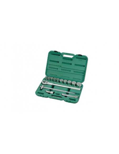 HONITON ZESTAW KLUCZY 14  ELEMENTÓW   3/4" NASADKI 12-KĄTNE 6214