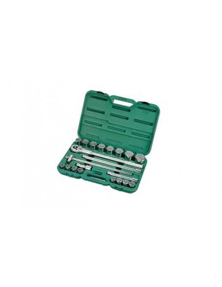 HONITON ZESTAW KLUCZY 21  ELEMENTÓW  3/4" NASADKI 12-KĄTNE 6221