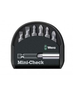 WERA ZESTAW KOŃCÓWKI / BITY + UCHWYT MINI-CHECK